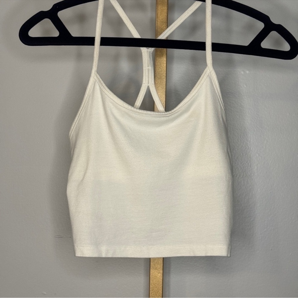 PINK Victoria's Secret Gray, White, and Pink Cropped Camisole Set of 3 - Picture 5 of 10